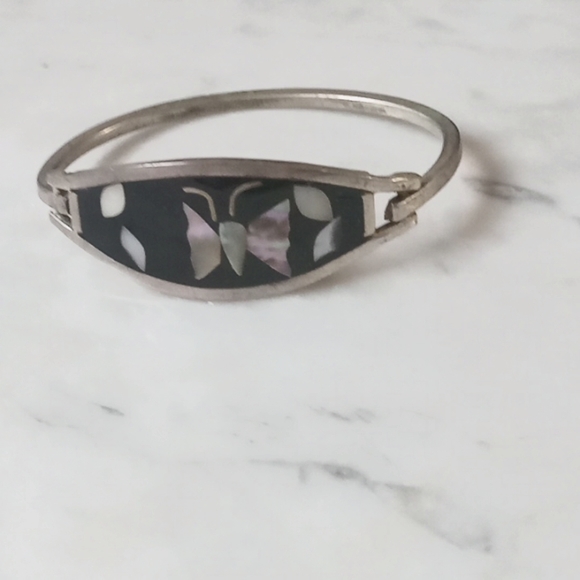 None Other - Black and white butterfly bracelet